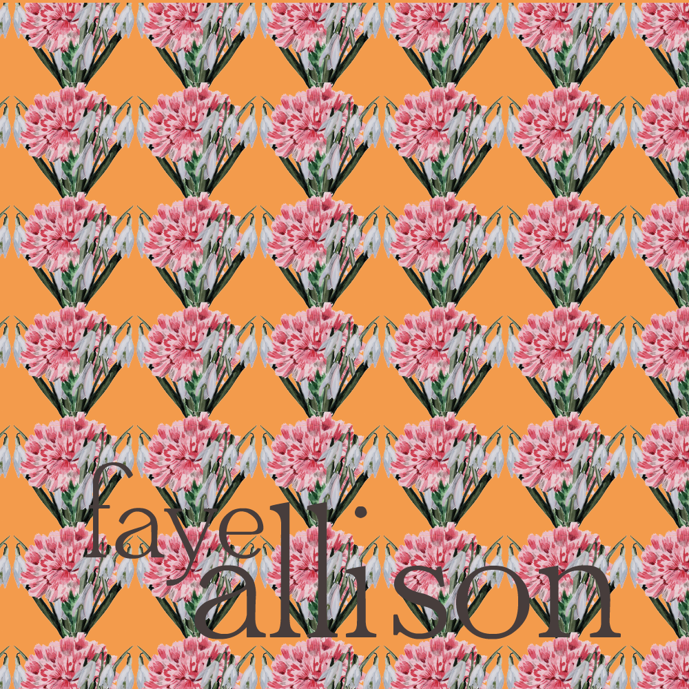 Faye Allison x Floral Fanfare x Orange