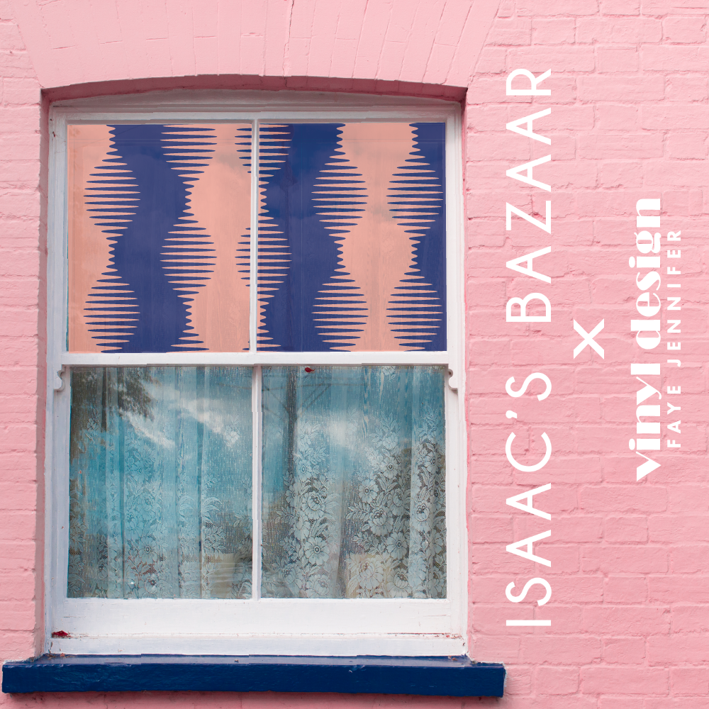 Isaac’s Bazaar x AM - Peach/ Cobalt