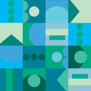 Bauhaus x Blue & Green