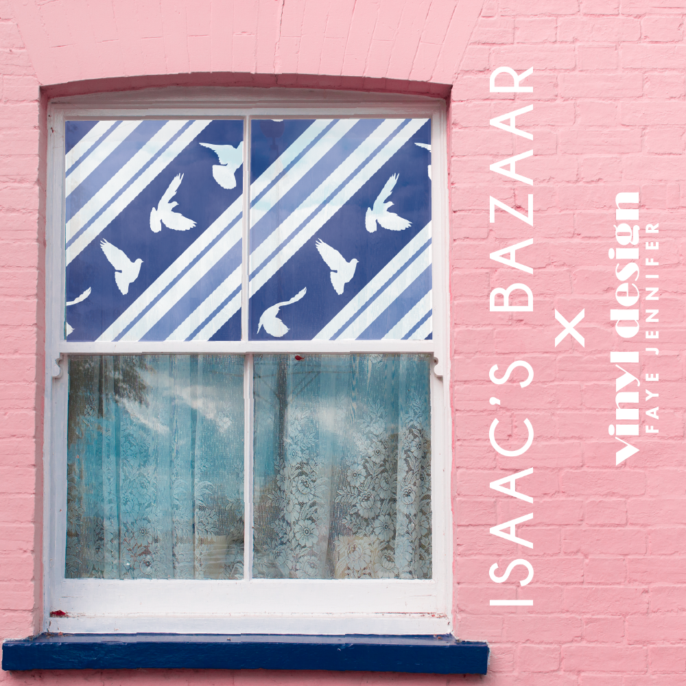 Isaac’s Bazaar x Imagine Diagonal Stripe - Blue