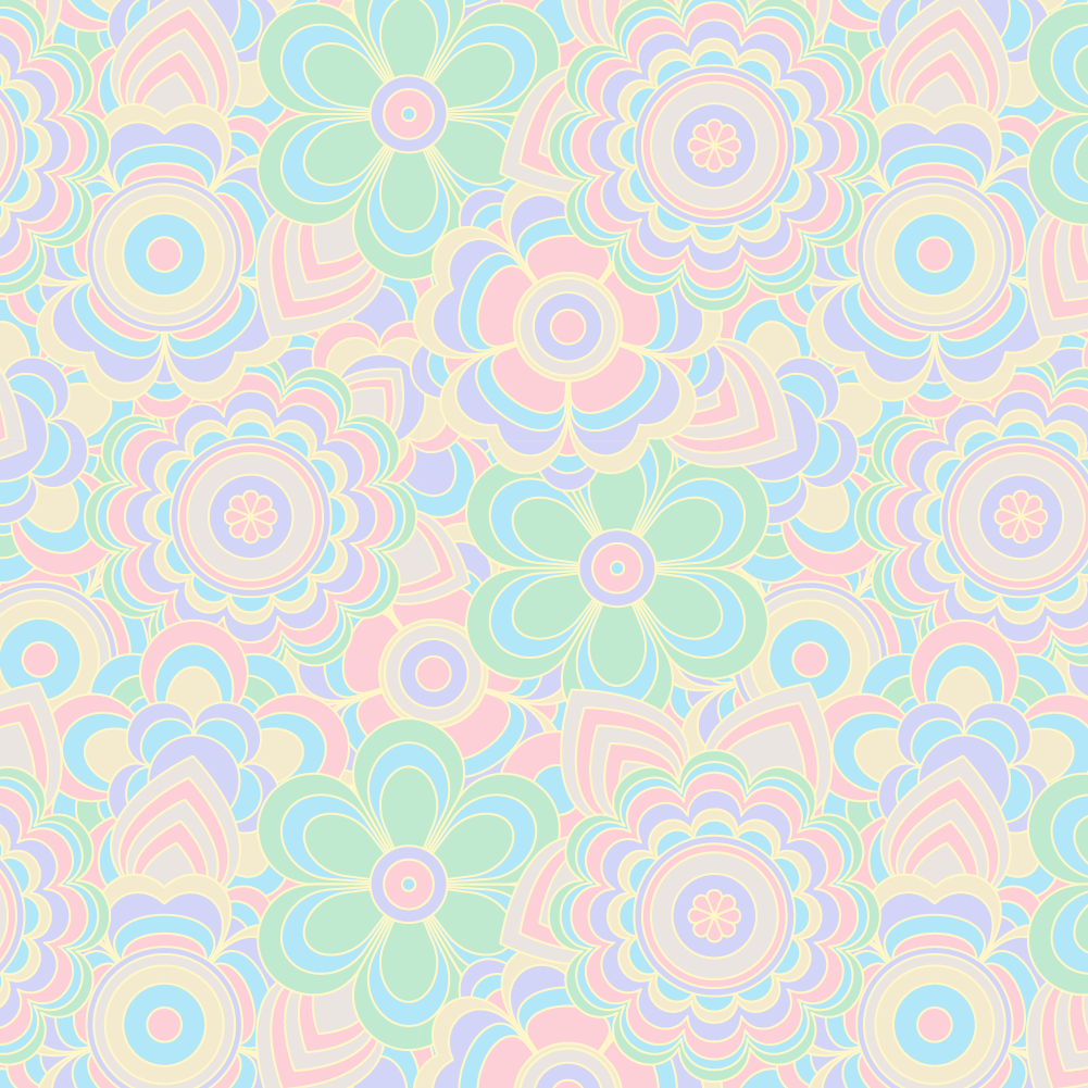 Pastel Psychedelic Bright